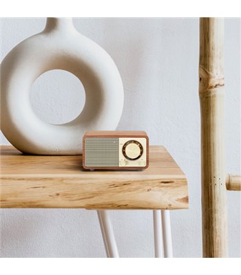 Sangean WR-7 Plus radio vintage walnut