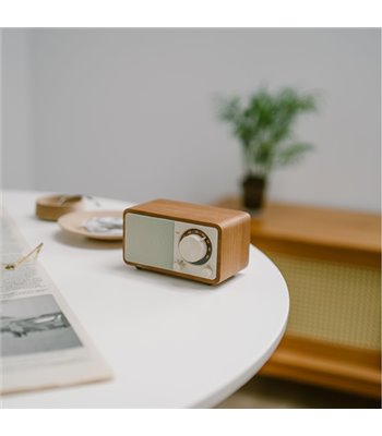 Sangean WR-7 Plus radio vintage walnut