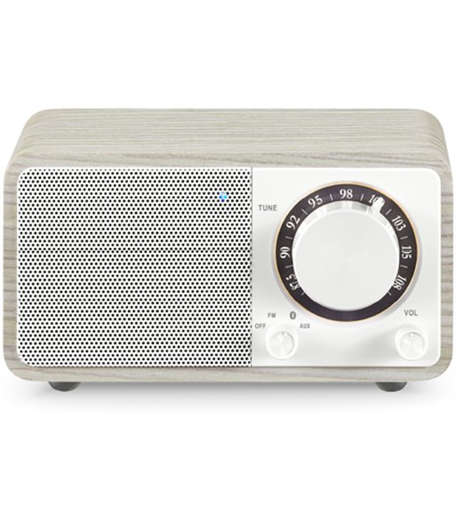 Sangean WR-7 Plus radio moonlight oak