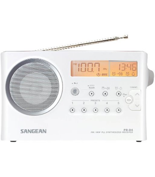 Sangean PRD4 radio hvid