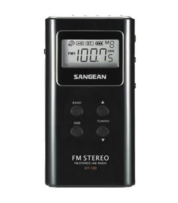Sangean DT120BLK lommeradio