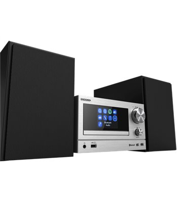 Kenwood M-7000S-S smart micro HiFi system, sølv