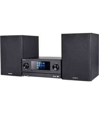 Kenwood M-9000S-B smart micro HiFi system, sort
