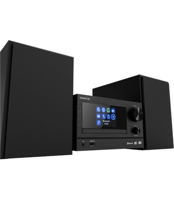 Kenwood M-7000S-B smart micro HiFi system, sort