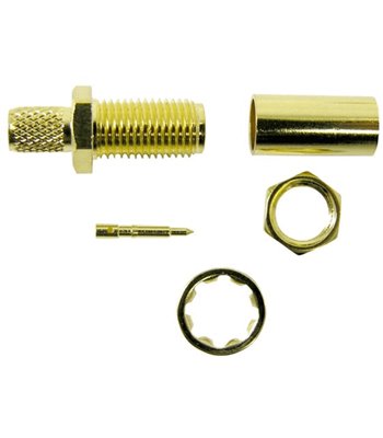 Televes Kontakt SMA crimp hona för LMR/MLL-200 kabel, 50 ohm