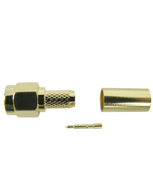 Televes Kontakt SMA crimp hane för LMR/MLL-200 kabel, 50 ohm
