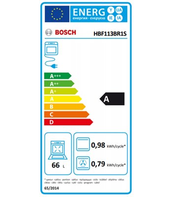 Bosch HBF113BR1S ovn til indbygning