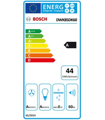 Bosch DWK85DK60 skråtstillet emhætte