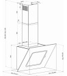 Silverline SL 3422-90 HV skråtstillet emhætte