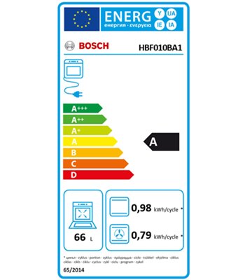 Bosch HBF010BA1 ovn til indbygning