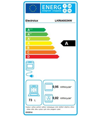 Electrolux LKR64003NW glaskeramisk komfur