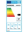 Siemens LI64MC521 skabsintegreret emhætte