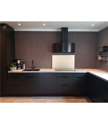 RørosHetta Luna Sense 90 x 34 m/kanal væghængt emhætte