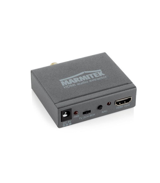 Marmitek Connect AE14 4K HDMI converter box.