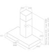 Eico 6368 Spot NG 90 IX væghængt emhætte