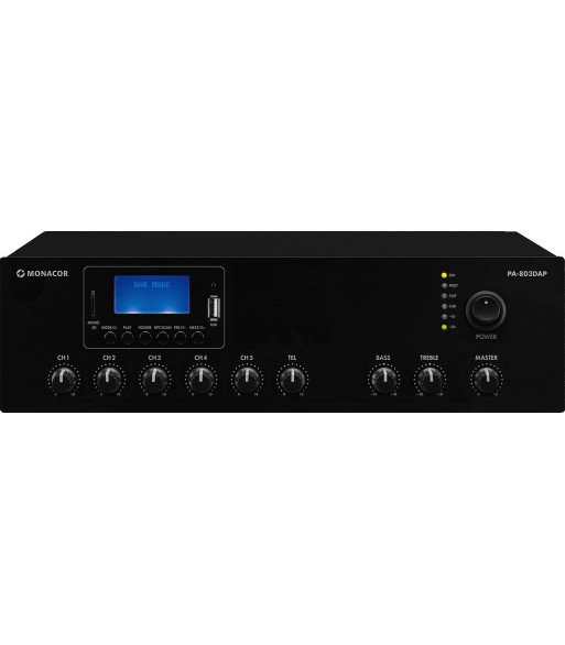 MONACOR 100V forstærker 1x30W - PA-803DAP