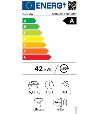 Electrolux EW8T663G1G topbetjent vaskemaskine