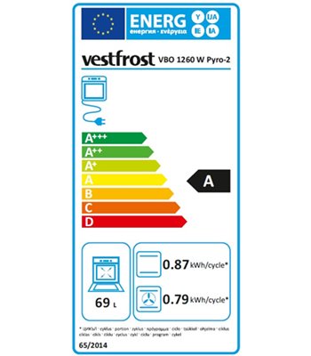 Vestfrost VBO 1260 X Pyro-2 ovn til indbygning