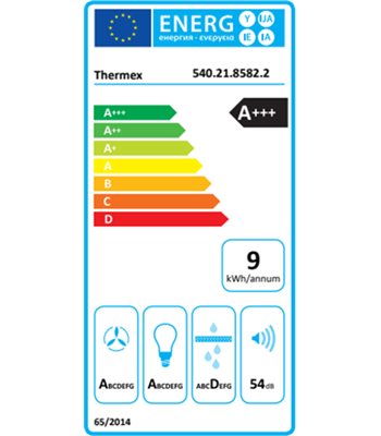 Thermex 540.21.8582.2 TXVKPA 80 skråtstillet emhætte