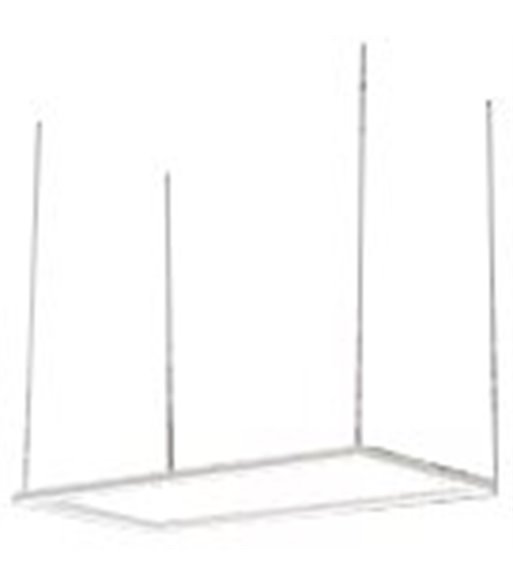 Witt Marble White loftintegreret emhætte med lampe