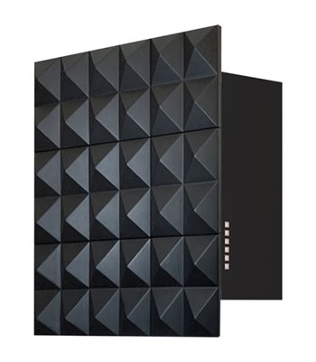 Witt Mosaik Matte Black væghængt emhætte