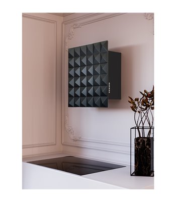 Witt Mosaik Matte Black væghængt emhætte