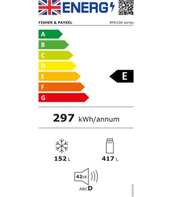 Fisher & Paykel RF610ADX6 amerikanerskab