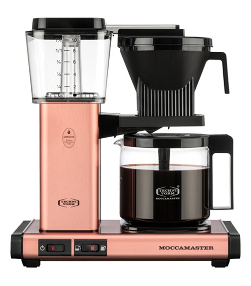 Moccamaster Optio kaffemaskine rose gold