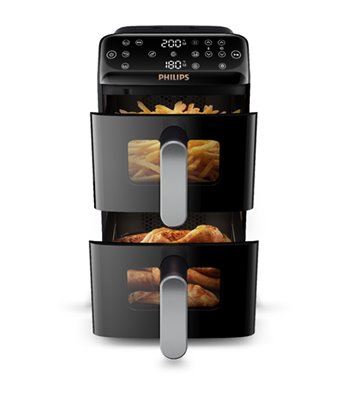 Philips NA461/00 stacked dual basket airfryer