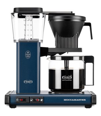 Moccamaster Optio kaffemaskine midnight blue