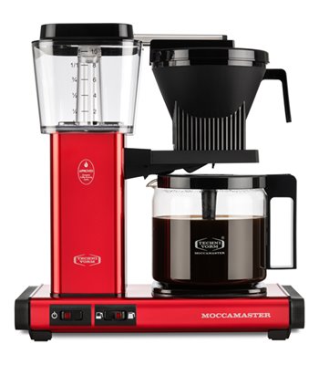 Moccamaster Optio red metallic