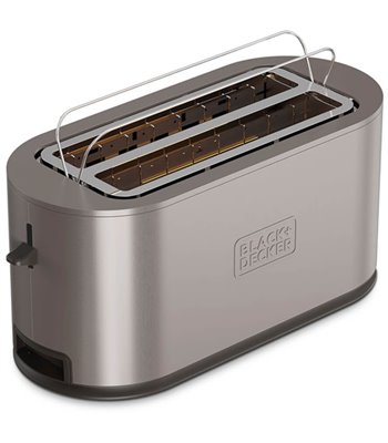BLACK+DECKER Toaster 2 Long Slot brødrister
