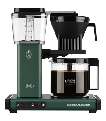 Moccamaster Optio kaffemaskine forest green