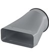 Eico 5659 overgangsstuds 90x220 - Ø150 stål