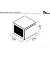 Thermex 536.99.1612.9 Plasmexfilter skjuler vertical/skab