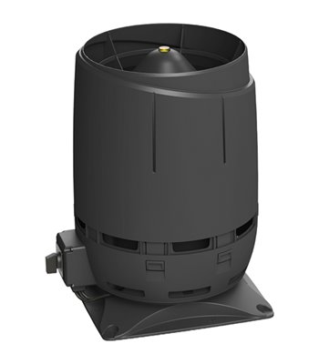 Thermex 240.40.0134.0 tagventilator flow eco 160s, sort, ø16