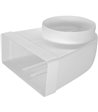 Thermex 825.50.5961.9 bøjn. 220 x 90 - ø150mm - fladkanal me