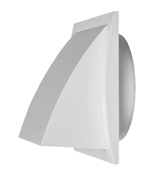 Thermex 830.52.4001.9 stormkappe 19x19 - ø150 - hvid
