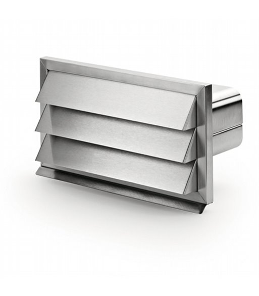Silverline 4022038 lamelventil inkl. returklap stål, 9 x 22