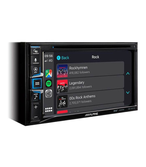 Alpine INE-W611D 2-DIN multimedia station med navi