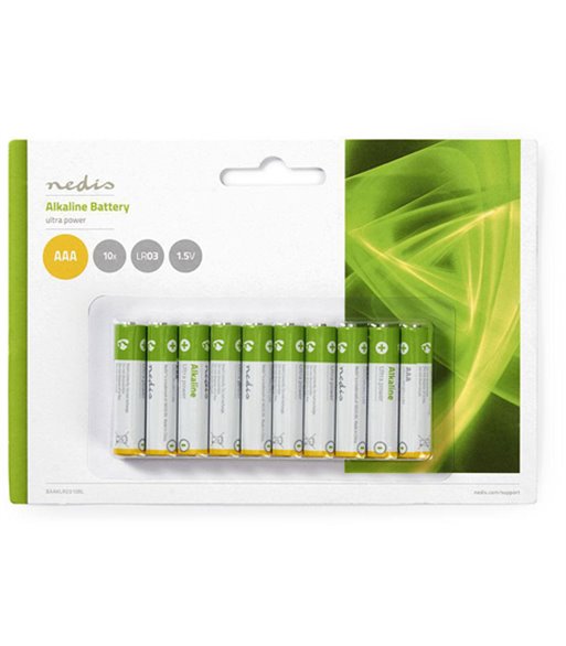 Nedis batteri AAA 10 stk