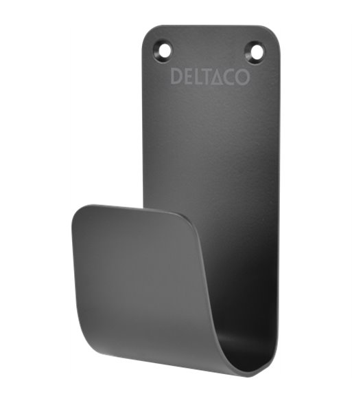 Deltaco EV-5115 Cable hook SS304, stainless steel black