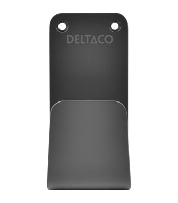 Deltaco EV-5115 Cable hook SS304, stainless steel black