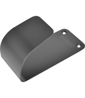Deltaco EV-5115 Cable hook SS304, stainless steel black
