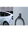 Deltaco EV-5115 Cable hook SS304, stainless steel black