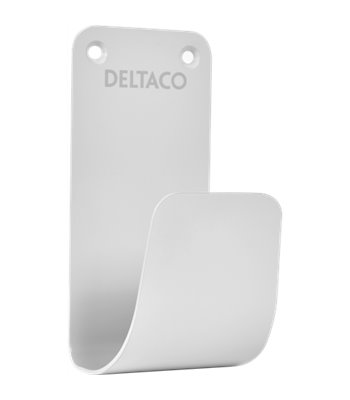 Deltaco EV-5116 Cable hook SS304, stainless steel white