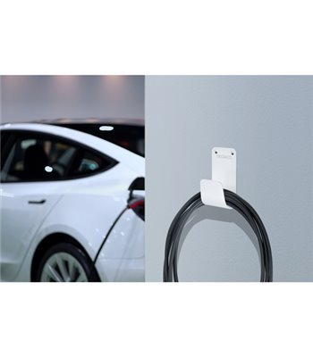 Deltaco EV-5116 Cable hook SS304, stainless steel white
