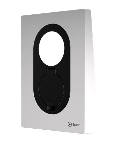 Zaptec GO Front Cover, cloud white