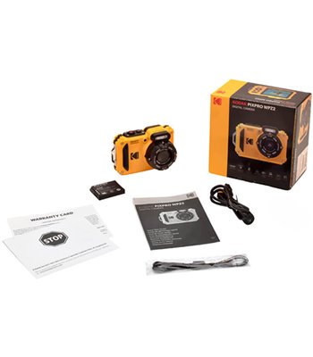 Kodak Pixpro WPZ2 digitalt kamera gul