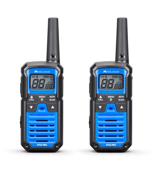 MIDLAND XT50 Pro Duo walkie talkie black/blue